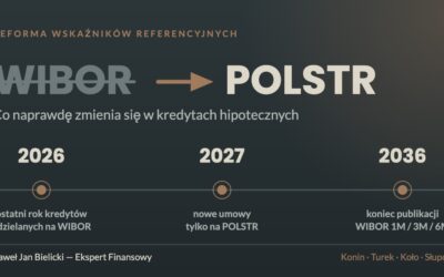WIBOR znika, wchodzi POLSTR. Co to naprawdę oznacza dla Twojej raty